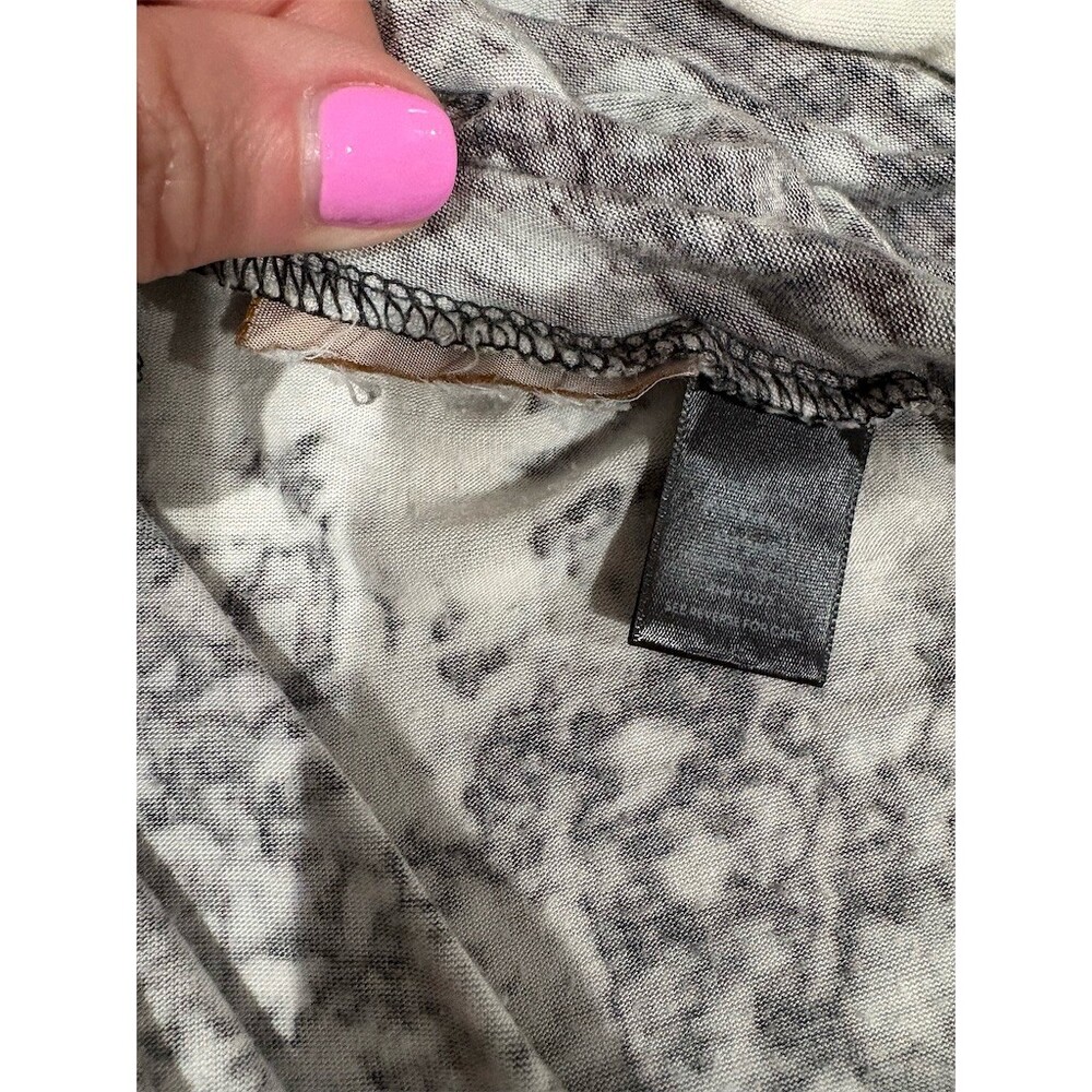 Simply Vera Vera Wang Maxi Dress Womens L Black & White Flirty - Picture 10 of 12